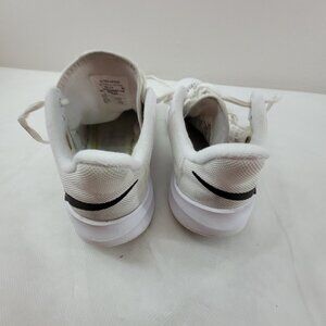 Nike Zoom Hyperspeed Court Shoes Womens 5.5 White Black Swoosh  *no insoles